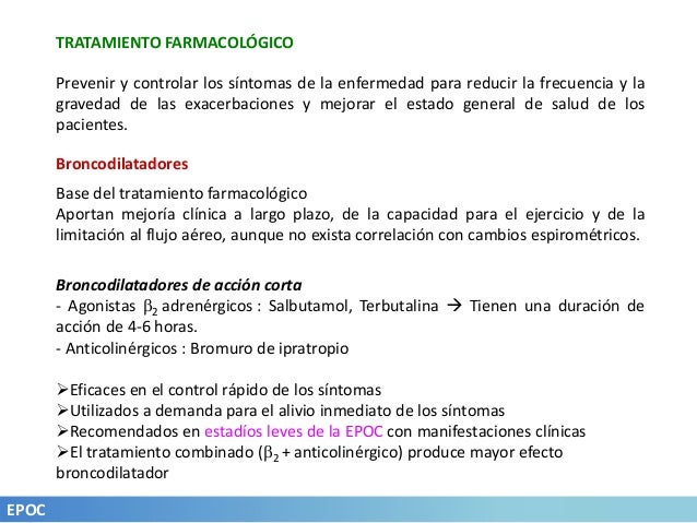 epoc sobreinfectado tratamiento